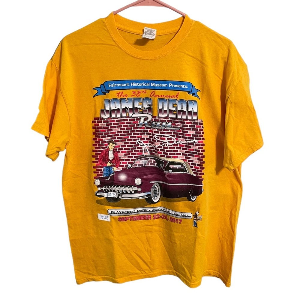 Car Club T Shirt 38th Annual James Dean Run Car Show Fairmount Indiana 2017